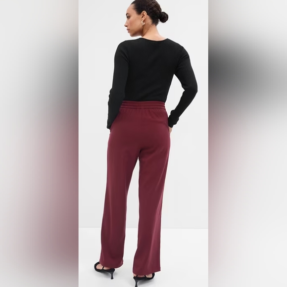 2 For $15 Gap🖤 Mid Rise Easy Wide Leg Twill Pants - Picture 2 of 6